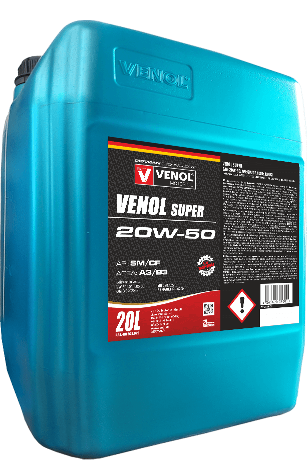 OLEJ_SILNIKOWY_VENOL SUPER SM CF 20W50_20L